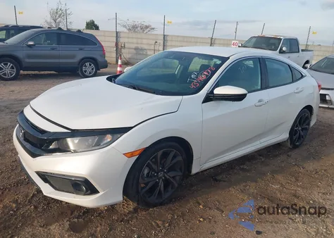 2020 Honda Civic Sport from USA, damaged, VIN 19XFC2F8XLE028801